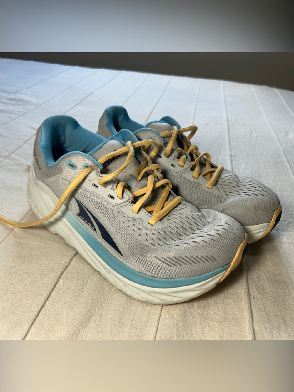Altra Via Olympus Max Cushion Running Shoes Gray Blue Women's 9.5